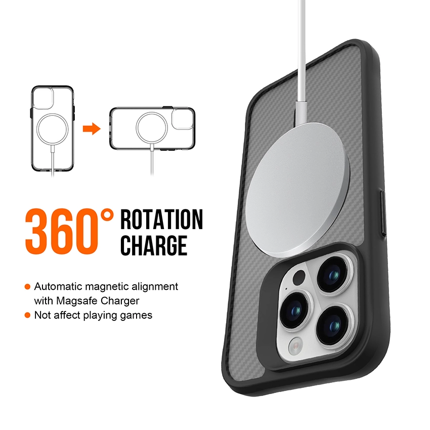Custodia Magsafe in fibra di carbonio