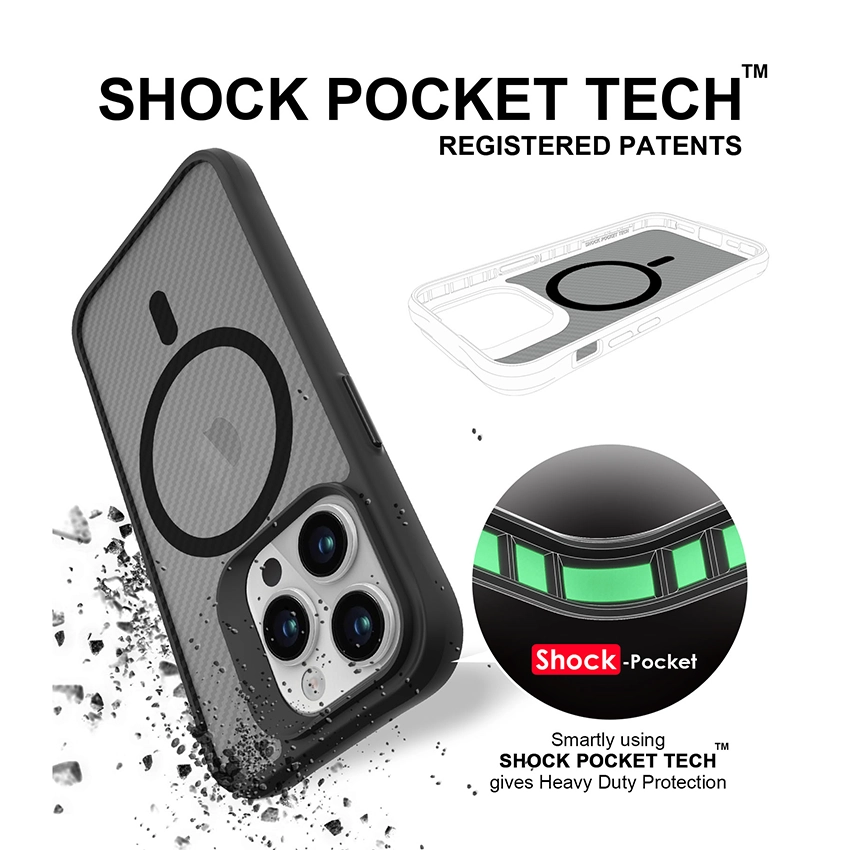 Custodia Magsafe in fibra di carbonio