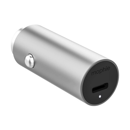 Caricabatteria da auto USB-C MOPHIE 18W Argento