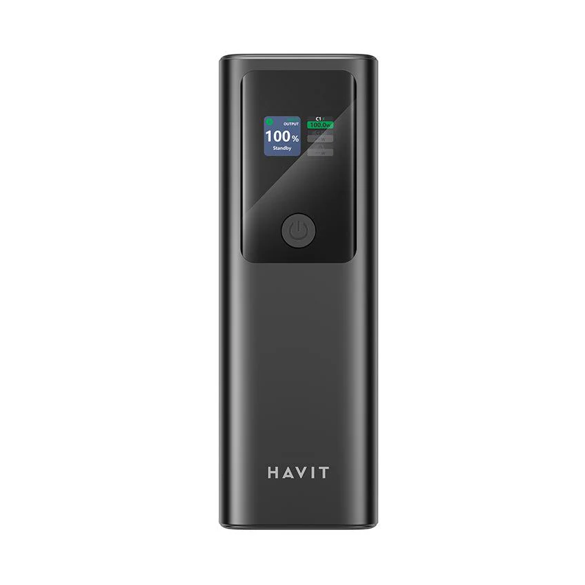 HAVIT Power Bank 27000MAh Smart display   PB50 Black