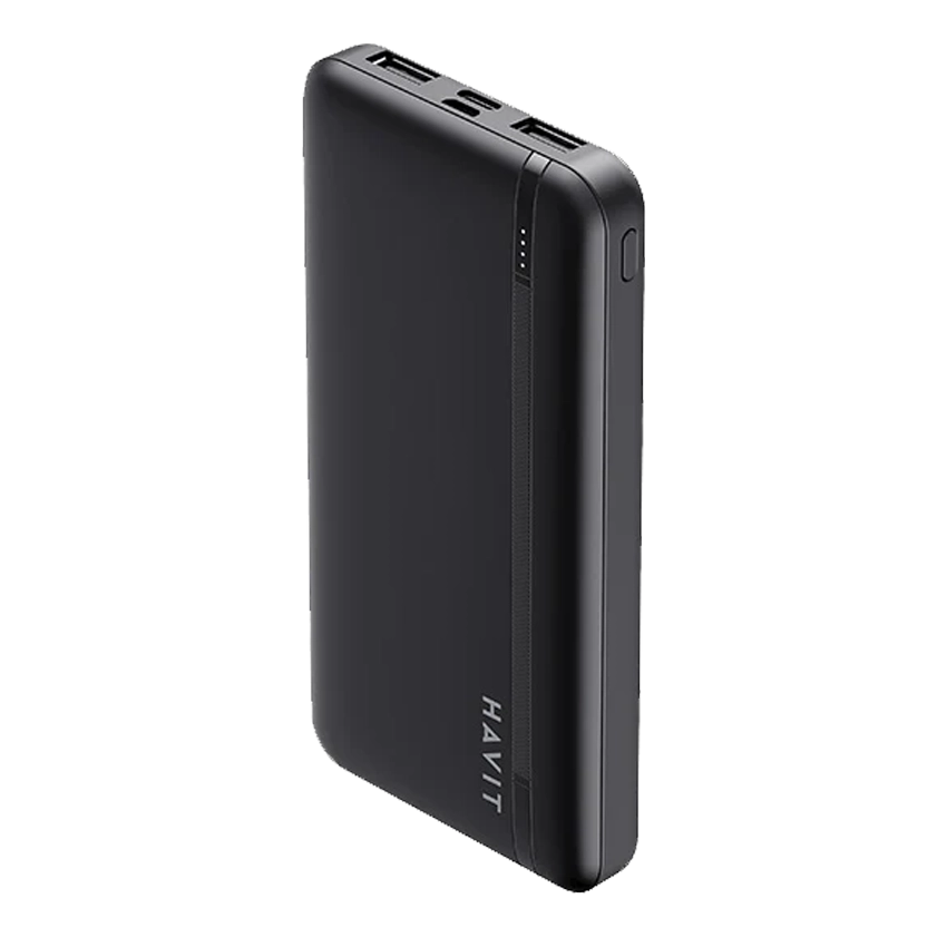 Power Bank portatile intelligente HAVIT 20000mAh Nero con indicatore LED PB92