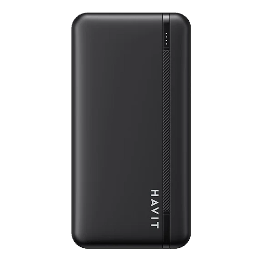 Power Bank portatile intelligente HAVIT 20000mAh Nero con indicatore LED PB92