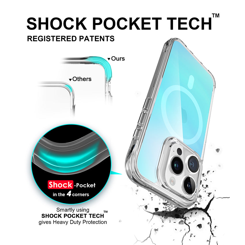 Pure Rainbow Magsafe Case iPhone 15 pro