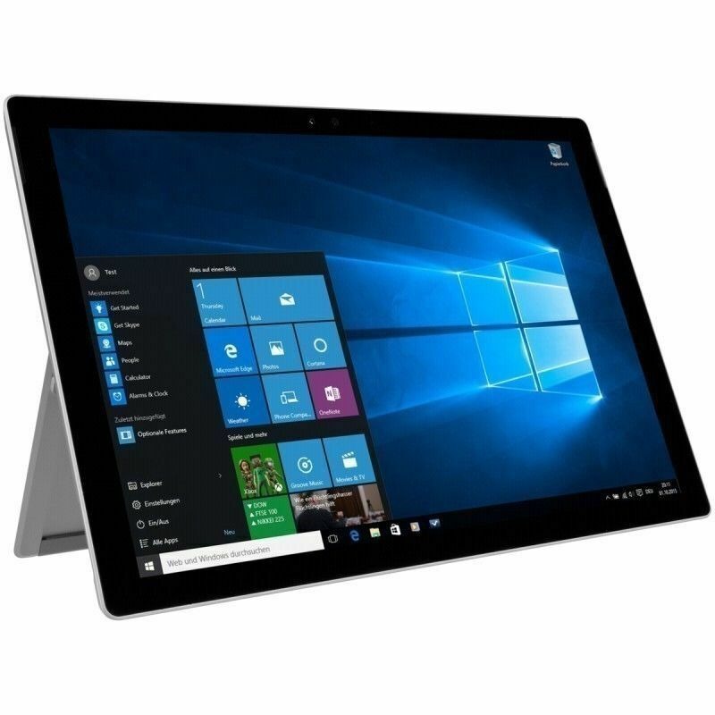 Microsoft Surface Pro 4 12.3" 4GB RAM 256GB SSD side view- Fonez-Keywords : MacBook - Fonez.ie - laptop- Tablet - Sim free - Unlock - Phones - iphone - android - macbook pro - apple macbook- fonez -samsung - samsung book-sale - best price - deal