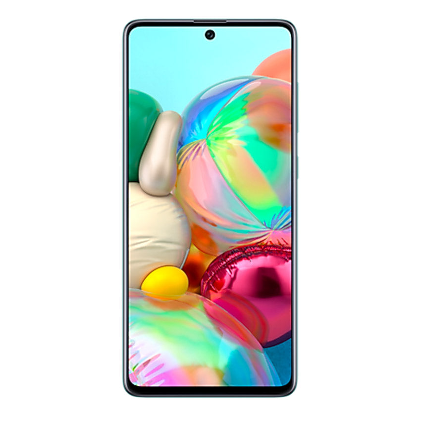 Samsung Galaxy A71 Duos Prism Crush Blue Front - Fonez-Keywords : MacBook - Fonez.ie - laptop- Tablet - Sim free - Unlock - Phones - iphone - android - macbook pro - apple macbook- fonez -samsung - samsung book-sale - best price - deal