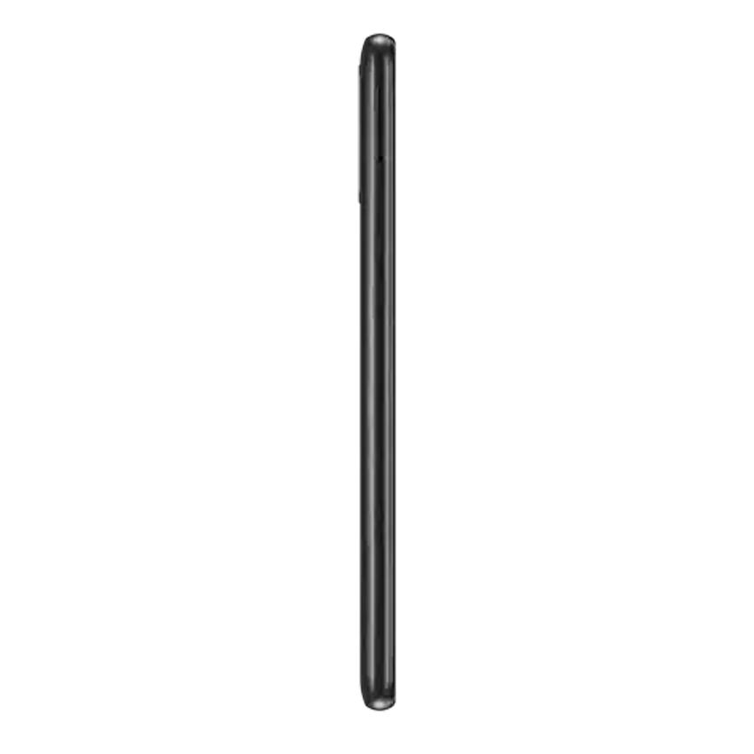 Samsung Galaxy A02s black left side view - Fonez -Keywords : MacBook - Fonez.ie - laptop- Tablet - Sim free - Unlock - Phones - iphone - android - macbook pro - apple macbook- fonez -samsung - samsung book-sale - best price - deal