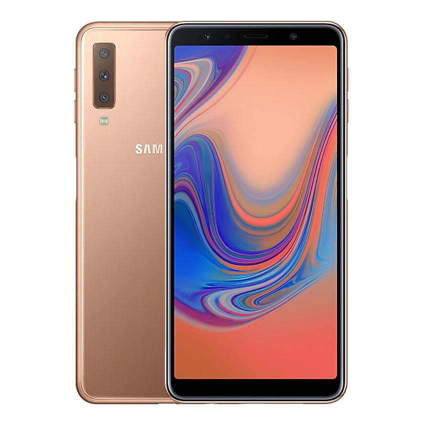 Samsung Galaxy A7 2018 Gold - Fonez -Keywords : MacBook - Fonez.ie - laptop- Tablet - Sim free - Unlock - Phones - iphone - android - macbook pro - apple macbook- fonez -samsung - samsung book-sale - best price - deal