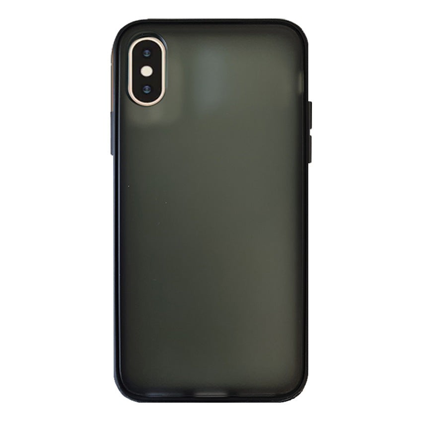 MoShadow Case for iPhone X/XS Black Front view With phone
