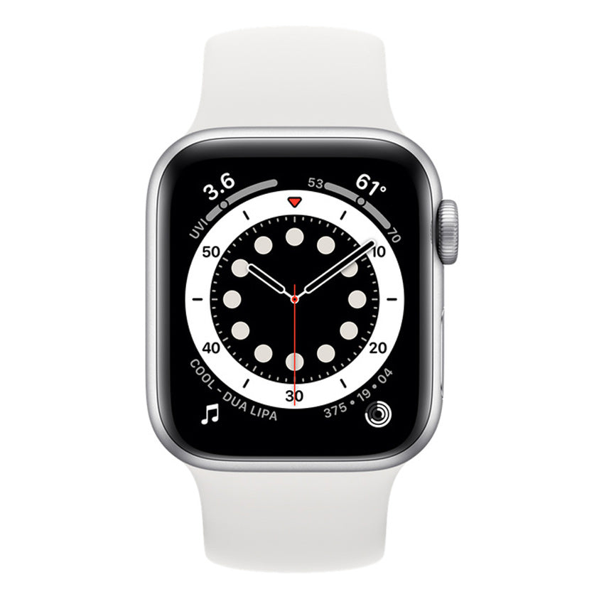 Apple Watch Series 6 GPS 40mm white front view - Fonez